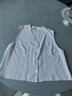 Bruin/wit fijn geruit Clarisse blousje, mt 1 = 50, Kleding | Dames, Grote Maten, Bruin, Verzenden, Blouse of Tuniek, Clarisse