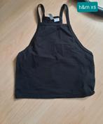 Zwarte top spaghettibandjes h&m xs/ zwart crop top, Maat 34 (XS) of kleiner, H&M, Zonder mouw, Ophalen of Verzenden