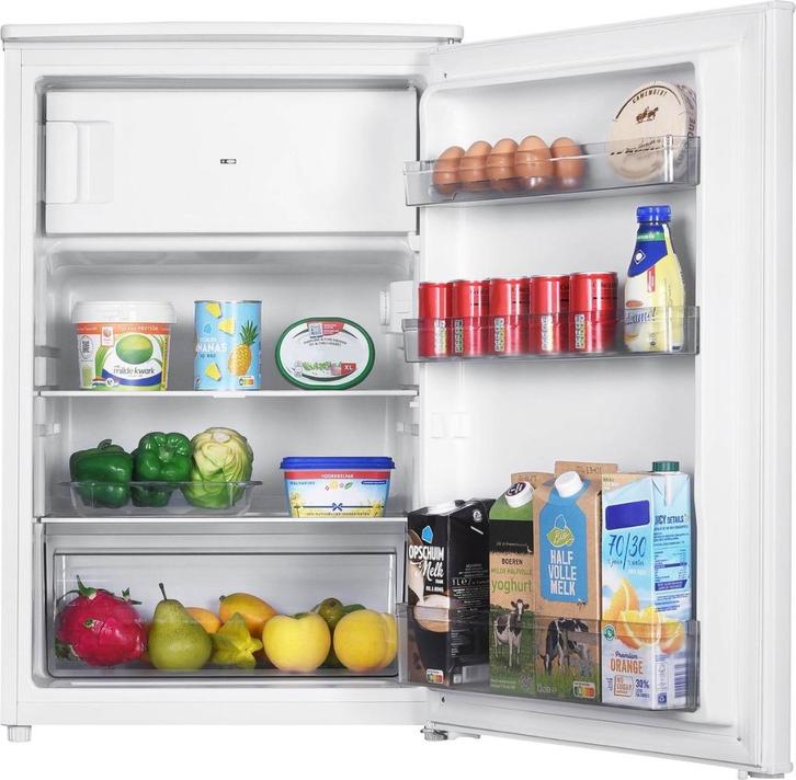 Tomado TRT5501W - Tafelmodel koelkast met vriesvak, Witgoed en Apparatuur, Koelkasten en IJskasten, Nieuw, Met vriesvak, 100 tot 150 liter