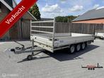 Hulco MEDAX-3 plateauwagen aanhanger 400x200 3 asser 3500KG, Gebruikt