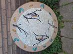 Tafelblad in mozaïek, diameter 90 cm, Ophalen, Gebruikt, Rond