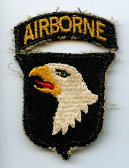 WO2 US 101st Airborne Division patch, Verzamelen, Militaria | Tweede Wereldoorlog, Landmacht, Embleem of Badge, Amerika, Ophalen of Verzenden
