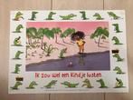 Poster Ik zou wel een kindje lusten met afmeting 30 x 42 cm., Ophalen of Verzenden, Zo goed als nieuw