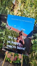 Welkomstbord - te huur ️, Ophalen of Verzenden, Zo goed als nieuw, Accessoires