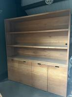 Massief eiken boekenkast / keukenkast Ethnicraft, Huis en Inrichting, Kasten | Boekenkasten, Ophalen, 150 tot 200 cm, Eikenhout