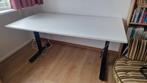 Bureau zit/sta Trotten Ikea, wit/antraciet, Ophalen, In hoogte verstelbaar, Zo goed als nieuw, Bureau
