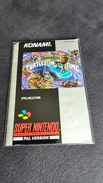 boekje turtles in time voor de snes, Spelcomputers en Games, Games | Nintendo Super NES, 2 spelers, Ophalen, Zo goed als nieuw