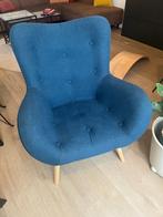 Marineblauwe Doris Fauteuil van Made – Zo Goed Als Nieuw!, Huis en Inrichting, Fauteuils, Ophalen, Zo goed als nieuw