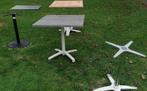Terrastafel Tafelblad Terrastafelonderstel Werzalit, Tuin en Terras, Tuintafels, Ophalen, Zo goed als nieuw, Vierkant, Overige materialen