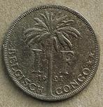 Belgisch Congo, 1 frank 1921 (Vlaams), Ophalen of Verzenden, Overige landen, Losse munt