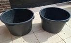 2x Speciekuip / cementkuip / plantenbak!, Kunststof, Gebruikt, Rond, Minder dan 40 cm