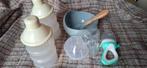 Gratis baby items – kom, lepel, fruit feeder, Ophalen, Zo goed als nieuw, Overige typen