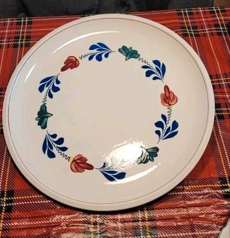 Boerenbont Gebakschaal - Prachtig!, Huis en Inrichting, Woonaccessoires | Schalen en Manden, Zo goed als nieuw, Rechthoekig, Ophalen