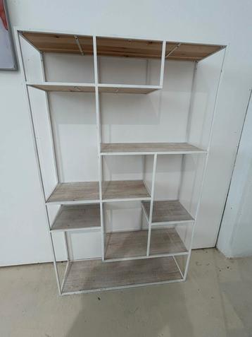 Eszential Rek - Hout/Metaal - Pomax 100x30x165cm 4 stuks beschikbaar voor biedingen