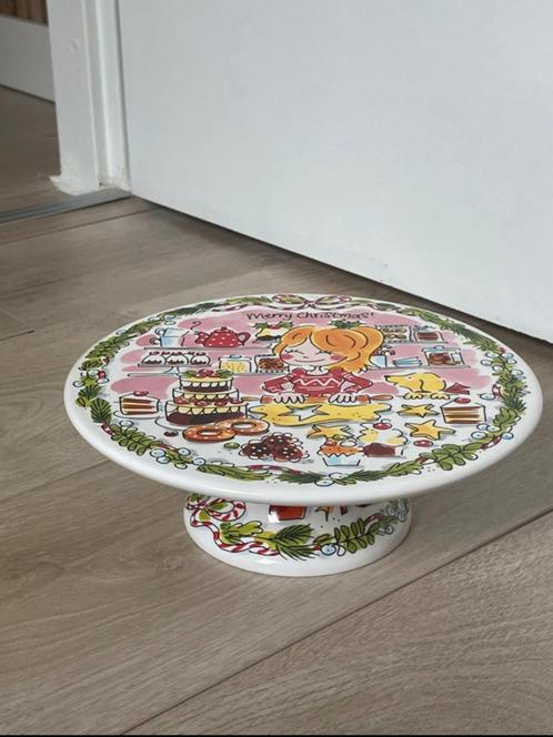 Blond amsterdam taart plateau kerst z.g.a.n., Huis en Inrichting, Woonaccessoires | Etagères, Zo goed als nieuw, Ophalen of Verzenden