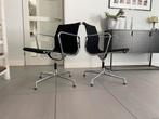 3x Vitra Eames ea108 stoelen hopsak zwart / chroom, Vitra, Zwart, Ophalen of Verzenden, Zo goed als nieuw