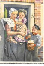 spakenburg  rommelpot feest    klederdracht  sign.max.nauta, Verzamelen, Ansichtkaarten | Themakaarten, Verzenden, 1940 tot 1960