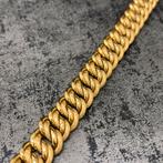 18k gouden armband dik schakel