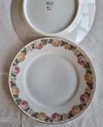 Thomas Bavaria borden Engelse gele witte roze roosjes rand, Antiek en Kunst, Antiek | Servies los, Ophalen of Verzenden