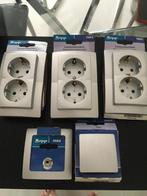 stopkontakten en schakelaar inbouw, niet gebruikt, Doe-het-zelf en Verbouw, Ophalen, Nieuw, Stopcontact
