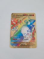 Gouden Rainbow Charizard VMAX, Hobby en Vrije tijd, Verzamelkaartspellen | Pokémon, Losse kaart, Zo goed als nieuw, Ophalen
