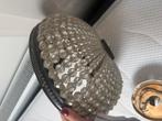 Vintage antieke plafondlamp, Huis en Inrichting, Lampen | Plafondlampen, Ophalen of Verzenden, Zo goed als nieuw, Glas