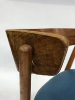 Vintage stoelen Helge Sibast Model nr. 7 teakhout design, Huis en Inrichting, Gebruikt, Twee, Bruin, Vintage