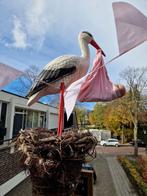 Handgevochten ooievaarsnest compleet met alle toebehoren, Kinderen en Baby's, Kraamcadeaus en Geboorteborden, Ophalen, Zo goed als nieuw