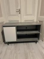 Grijze tv meubel betonlook, Huis en Inrichting, Ophalen, 100 tot 150 cm, Zo goed als nieuw, Minder dan 100 cm