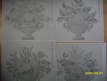 NIEUWE Patronen Seizoenen boeketten. Verkoop ook DMC garens beschikbaar voor biedingen