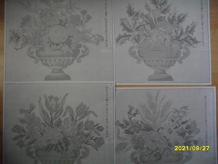 NIEUWE Patronen Seizoenen boeketten. Verkoop ook DMC garens, Hobby en Vrije tijd, Borduren en Borduurmachines, Nieuw, Patroon