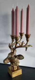 Nieuw, COLMORE, raw-metal kaarsenstandaard Deer, Huis en Inrichting, Colmore, Ophalen of Verzenden, Info@colmore.nl, Metaal
