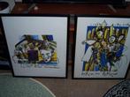 2 x litho Herman brood pop serie 1993, Antiek en Kunst, Ophalen