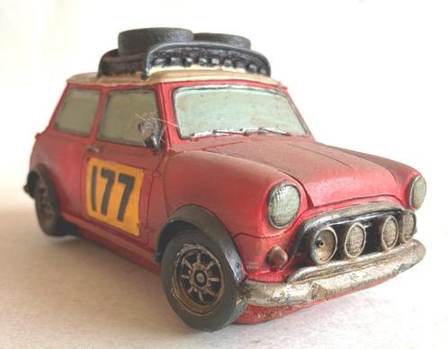 Mini Cooper Monte Carlo # 177 rood stone art., Hobby en Vrije tijd, Modelauto's | Overige schalen, Zo goed als nieuw, Auto, Ophalen of Verzenden