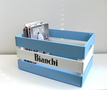 Bianchi kratje - accessoire voor je racefiets vintage look beschikbaar voor biedingen