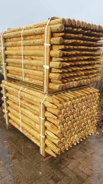 Weidepalen 180x8.5cm geimpregneerd klasse 4 beschikbaar voor biedingen