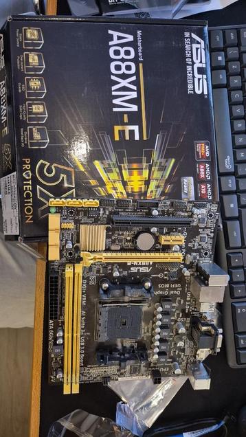 Moederbord ASUS A88-XM-E inc CPU beschikbaar voor biedingen