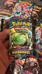 Pokemon twilight masqurade booster packs, Hobby en Vrije tijd, Verzamelkaartspellen | Pokémon, Ophalen of Verzenden, Zo goed als nieuw