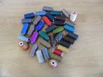 Partij jeansgaren, diverse kleuren, Hobby en Vrije tijd, Naaien en Fournituren, Ophalen of Verzenden, Zo goed als nieuw, Garen of Naald(en)