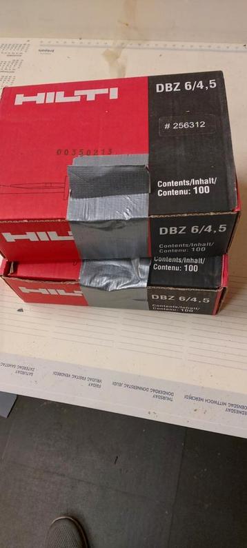 Hilti DBZ Plafonanker 6x4.5 - 95 stuks beschikbaar voor biedingen