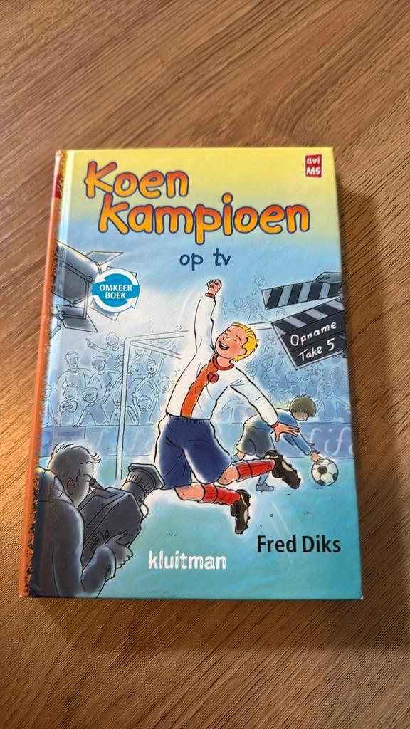 Fred Diks - Koen Kampioen omkeerboek, Boeken, Kinderboeken | Jeugd | onder 10 jaar, Zo goed als nieuw, Ophalen