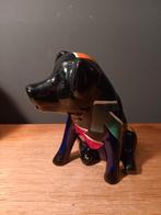 Varken, aardewerk, in een aparte kleuren pallet, "pijlen"., Ophalen of Verzenden