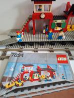 Vintage Lego 7824 Treinstation, Kinderen en Baby's, Speelgoed | Duplo en Lego, Ophalen of Verzenden, Gebruikt, Complete set, Lego