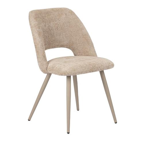 Nieuwe Arc Chair meegespoten poten in Cream en Caramel, Huis en Inrichting, Stoelen, Nieuw, Vijf, Zes of meer stoelen, Overige kleuren