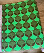 Vintage Retro dralon Didas deken groen 130 x 150 cm, Huis en Inrichting, Woonaccessoires | Plaids en Woondekens, Ophalen of Verzenden