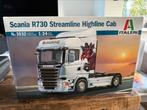 Italeri Scania R730 no3932, Hobby en Vrije tijd, Modelauto's | 1:24, Ophalen of Verzenden, Zo goed als nieuw, Bus of Vrachtwagen
