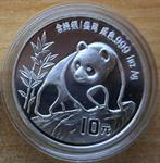 China, Panda 1990 - 1 Oz. puur zilver, Ophalen of Verzenden, Oost-Azië, Losse munt, Zilver