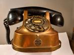 Leuk oude koperen telefoon, Telecommunicatie, Vaste telefoons | Niet Draadloos, Gebruikt, Ophalen of Verzenden