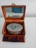 antieke haar borstel met zilveren rand, Antiek en Kunst, Verzenden, Zilver