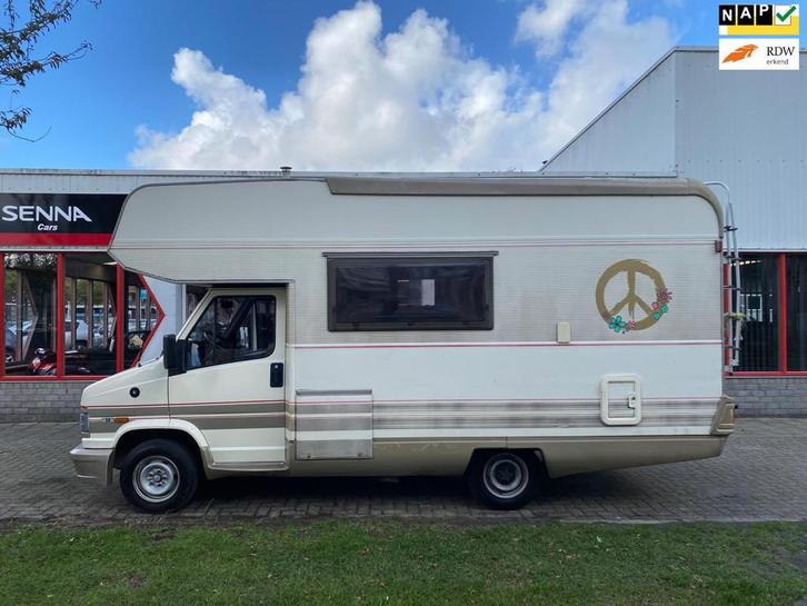 Fiat Camper - APK 10-2027 - Dethleffs - ALLE INRUIL MOG !, Caravans en Kamperen, Campers, Bedrijf, Fiat, Diesel, Handgeschakeld